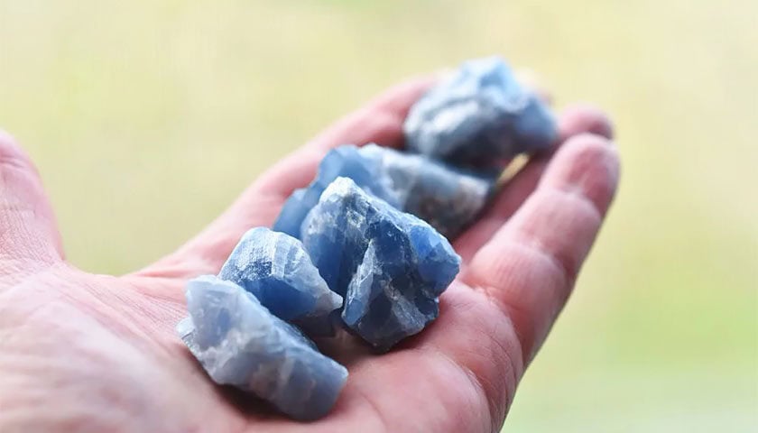 Blue Calcite 14