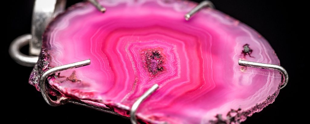 Pink Agate Pendant