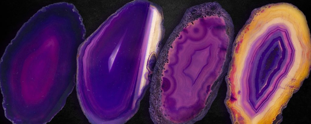 Purple Agate Slices 2