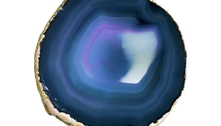 Blue Agate Slice 8