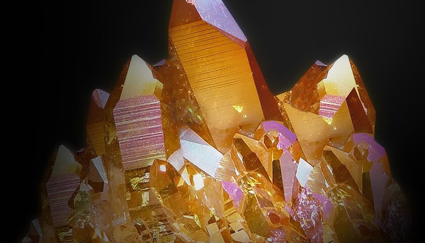 Sunset Aura Quartz