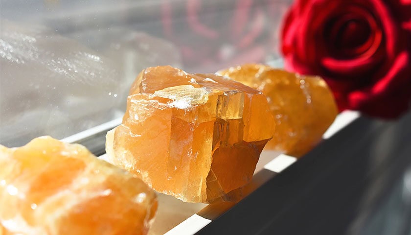 Orange Calcite 04