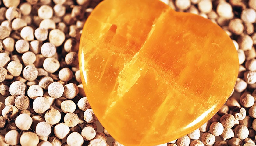 Orange Calcite 05